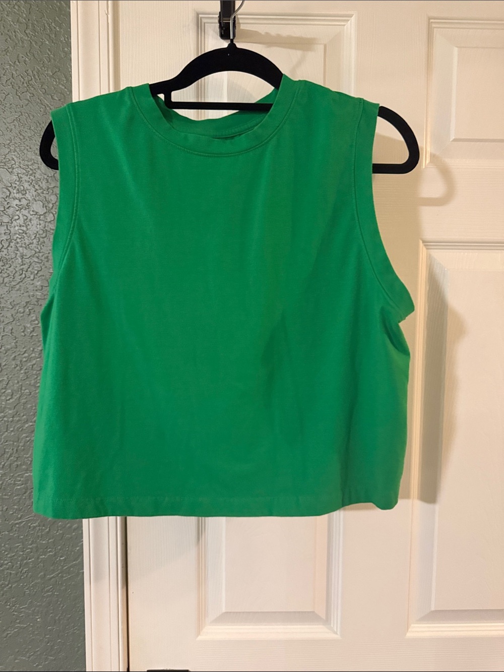 a new day Bright Green Sleeveless Crewneck Tank
